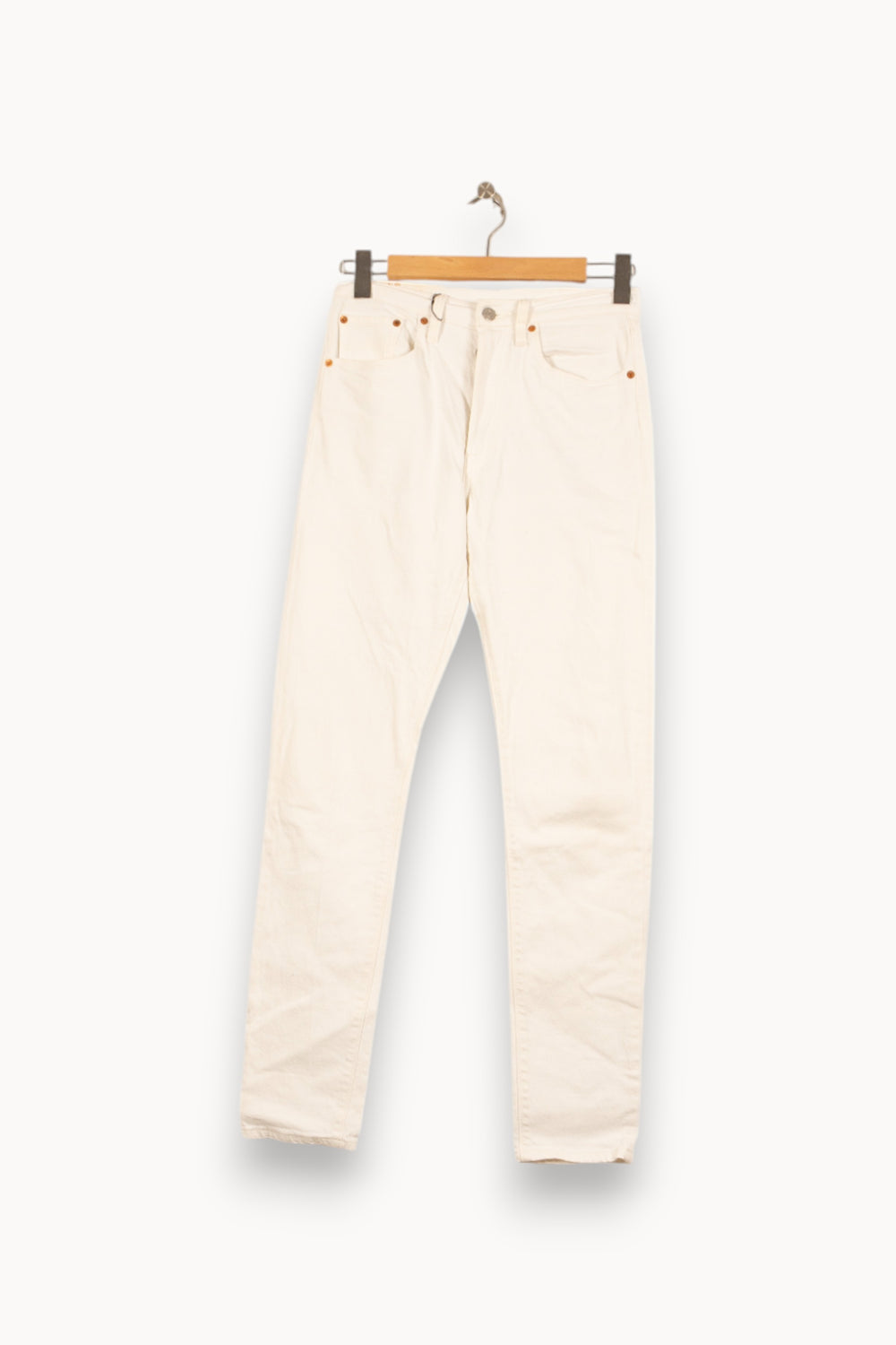 Jean Droit Blanc - Taille S/36 de la marque Levi's | PARAD49482 - Vendu par Paradigme - Image 2
