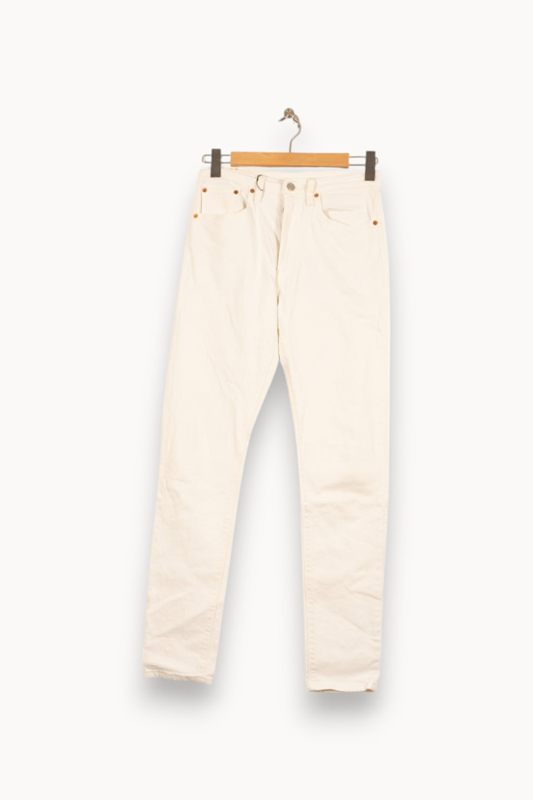Jean Droit Blanc - Taille S/36 de la marque Levi's | PARAD49482 - Vendu par Paradigme - Image 2