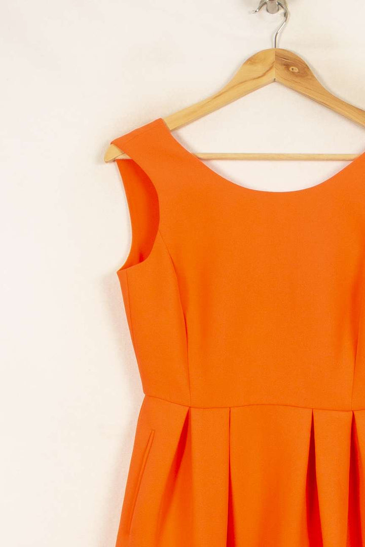 Robe Orange - Taille S/36 de la marque Claudie Pierlot | PARAD49491 - Vendu par Paradigme - Image 3