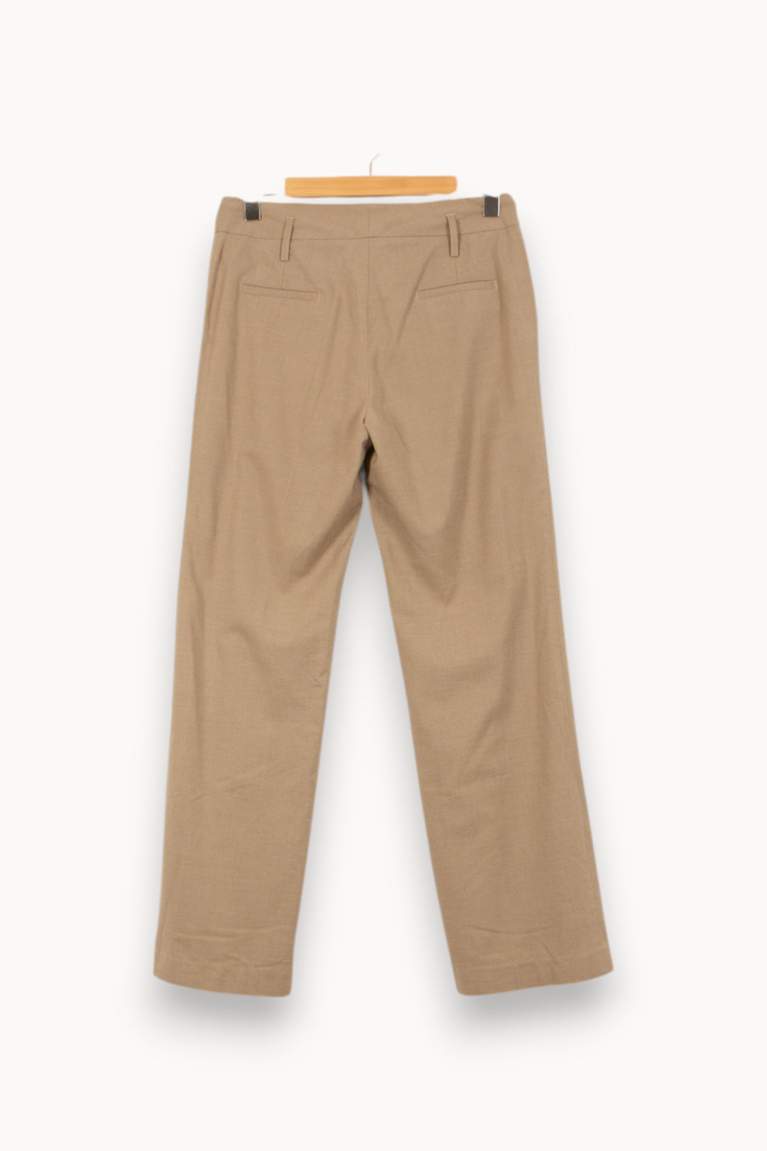 Pantalon De Tailleur Beige - Taille L/40 de la marque Maison 123 | PARAD49494 - Vendu par Paradigme - Image 4