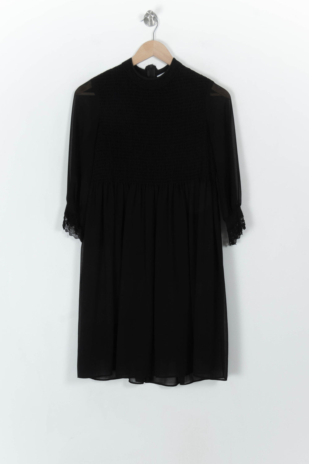 Robe Midi Noire - Taille S/36 de la marque Sandro | PARAD49505 - Vendu par Paradigme - Image 2