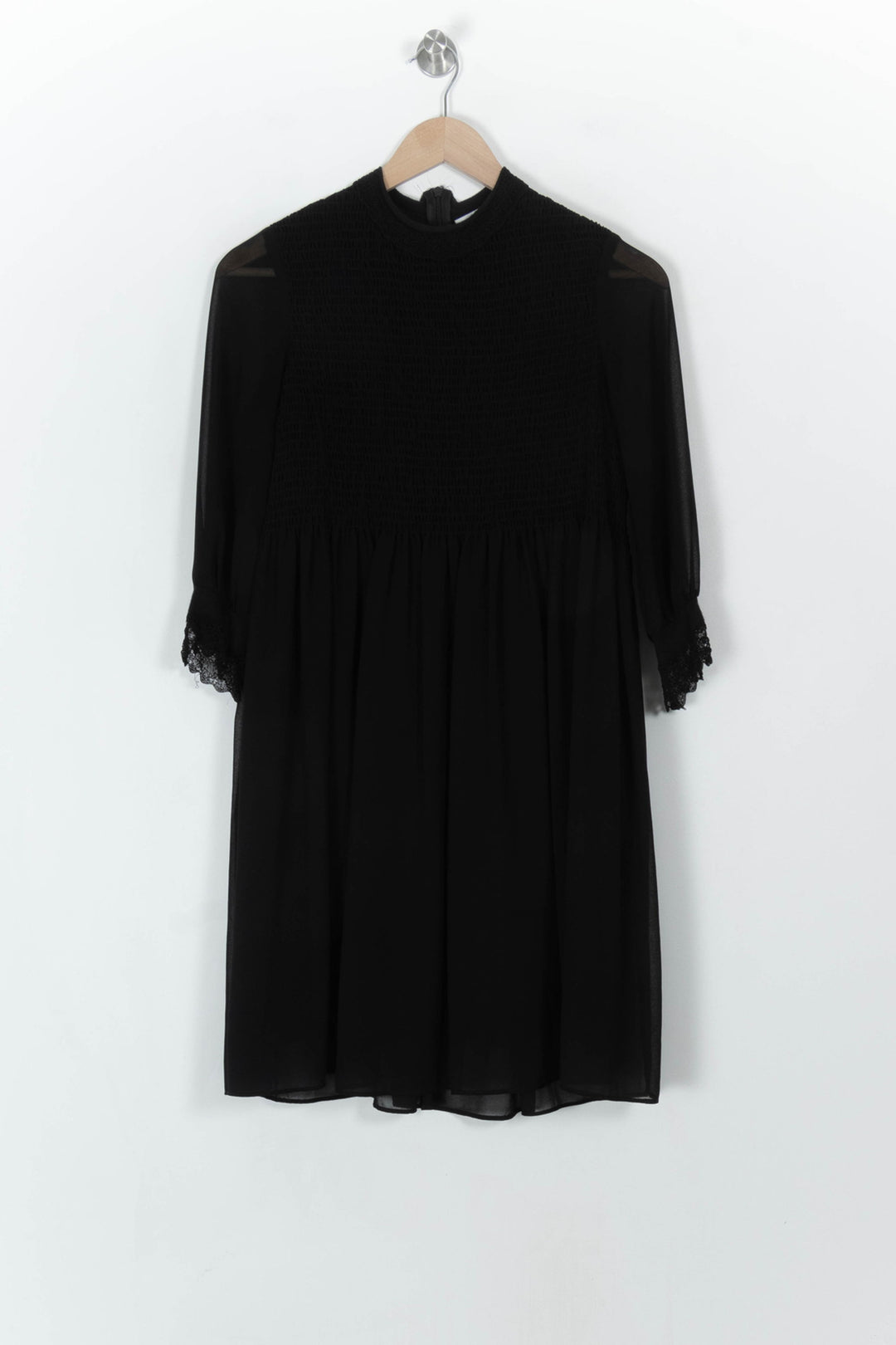 Robe Midi Noire - Taille S/36 de la marque Sandro | PARAD49505 - Vendu par Paradigme - Image 2