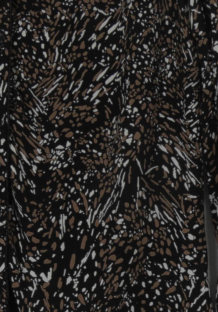 Chemisier Noir et Marron - Taille XS/34 de la marque One Step | PARAD49508 - Vendu par Paradigme - Image 3