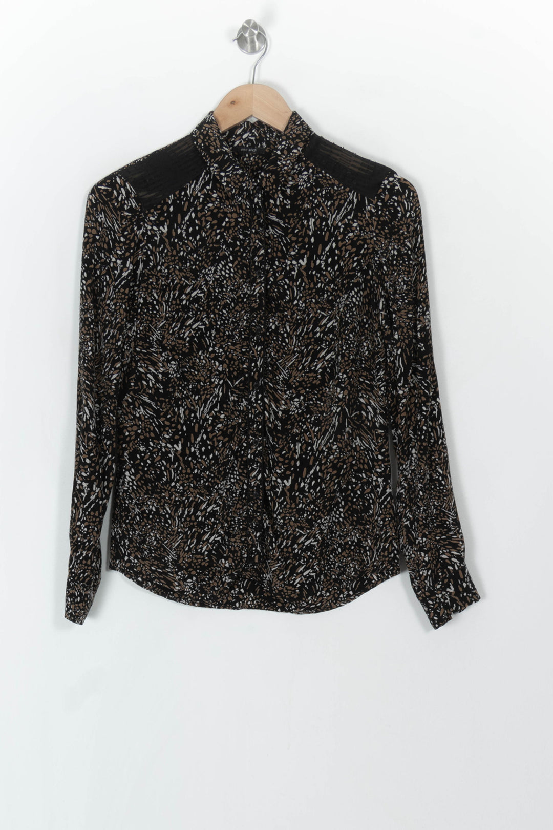 Chemisier Noir et Marron - Taille XS/34 de la marque One Step | PARAD49508 - Vendu par Paradigme - Image 2
