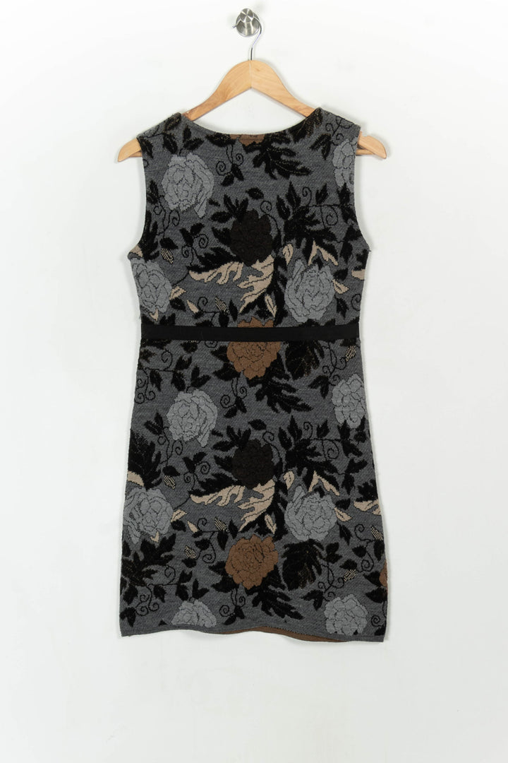 Robe Grise et Noire - Taille L/40 de la marque La Fée Maraboutée | PARAD49519 - Vendu par Paradigme - Image 5