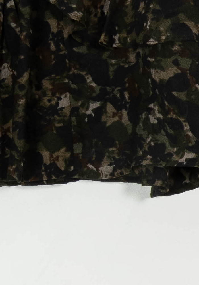 Jupe Volantée Verte et Noire - Taille XS/34 de la marque IKKS | PARAD49543 - Vendu par Paradigme - Image 3