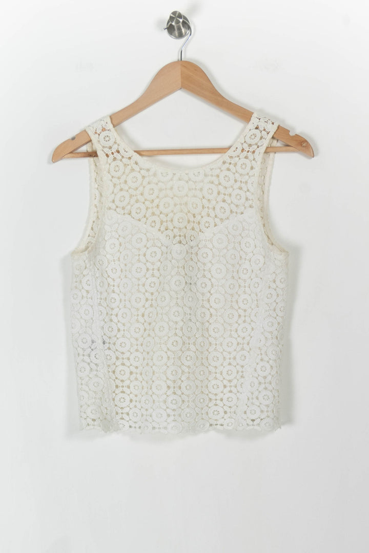 Débardeur Blanc - Taille S/36 de la marque Comptoir des Cotonniers | PARAD49556 - Vendu par Paradigme - Image 2