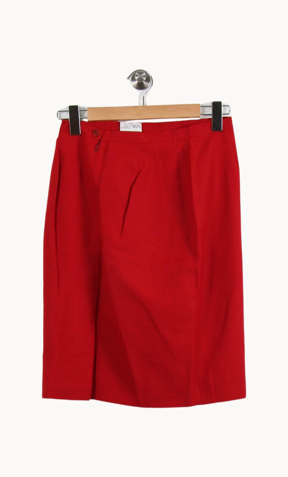 Jupe Midi Rouge - Taille L/40 de la marque ZAPA | PARAD49564 - Vendu par Paradigme - Image 2