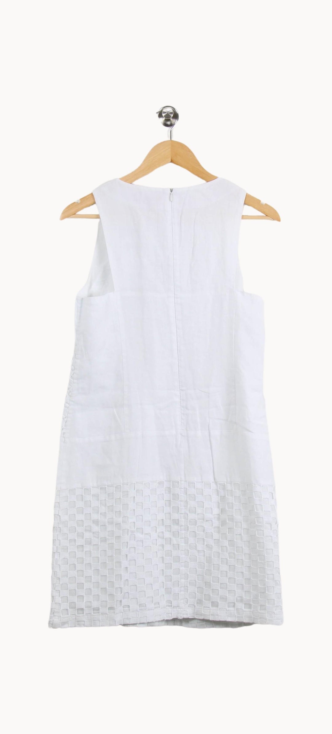 Robe Droite Blanche - Taille L/40 de la marque Derhy | PARAD49575 - Vendu par Paradigme - Image 4