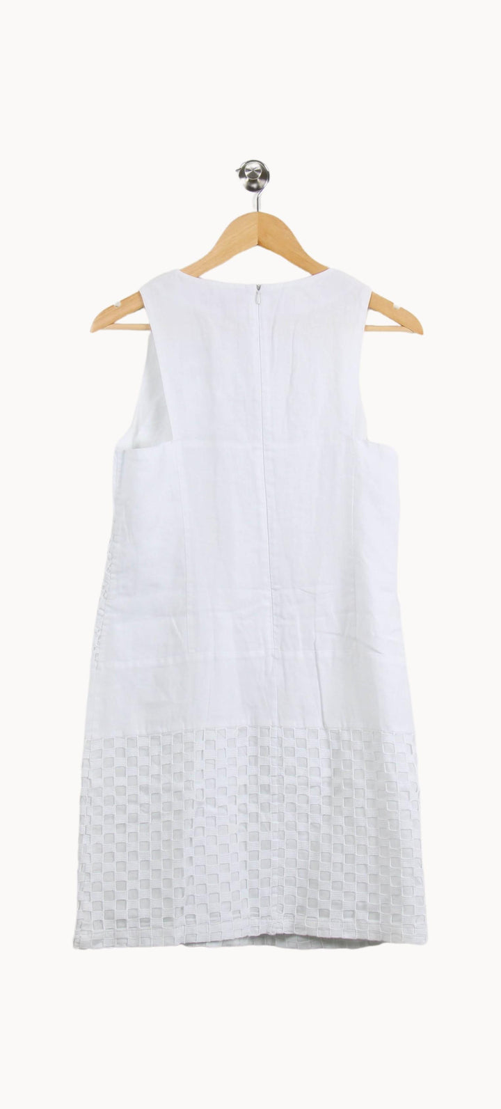 Robe Droite Blanche - Taille L/40 de la marque Derhy | PARAD49575 - Vendu par Paradigme - Image 4