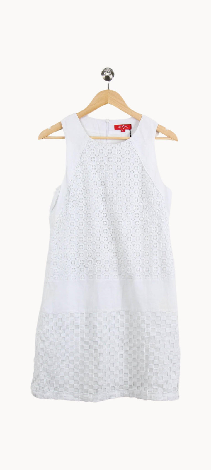 Robe Droite Blanche - Taille L/40 de la marque Derhy | PARAD49575 - Vendu par Paradigme - Image 2