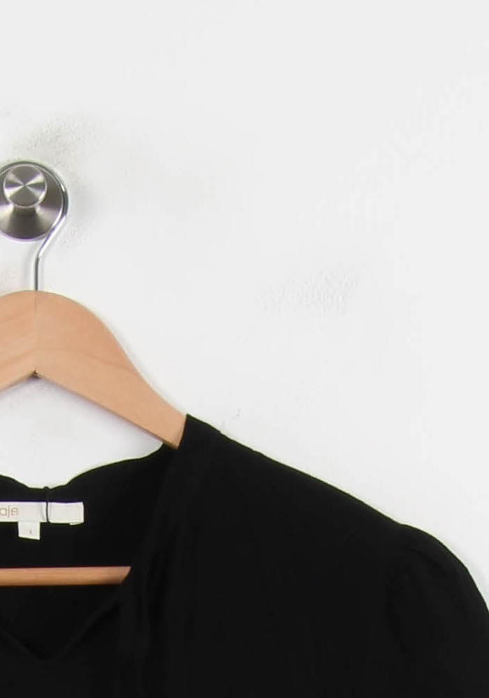 Robe Courte Noire - Taille S/36 de la marque Maje | PARAD49576 - Vendu par Paradigme - Image 3