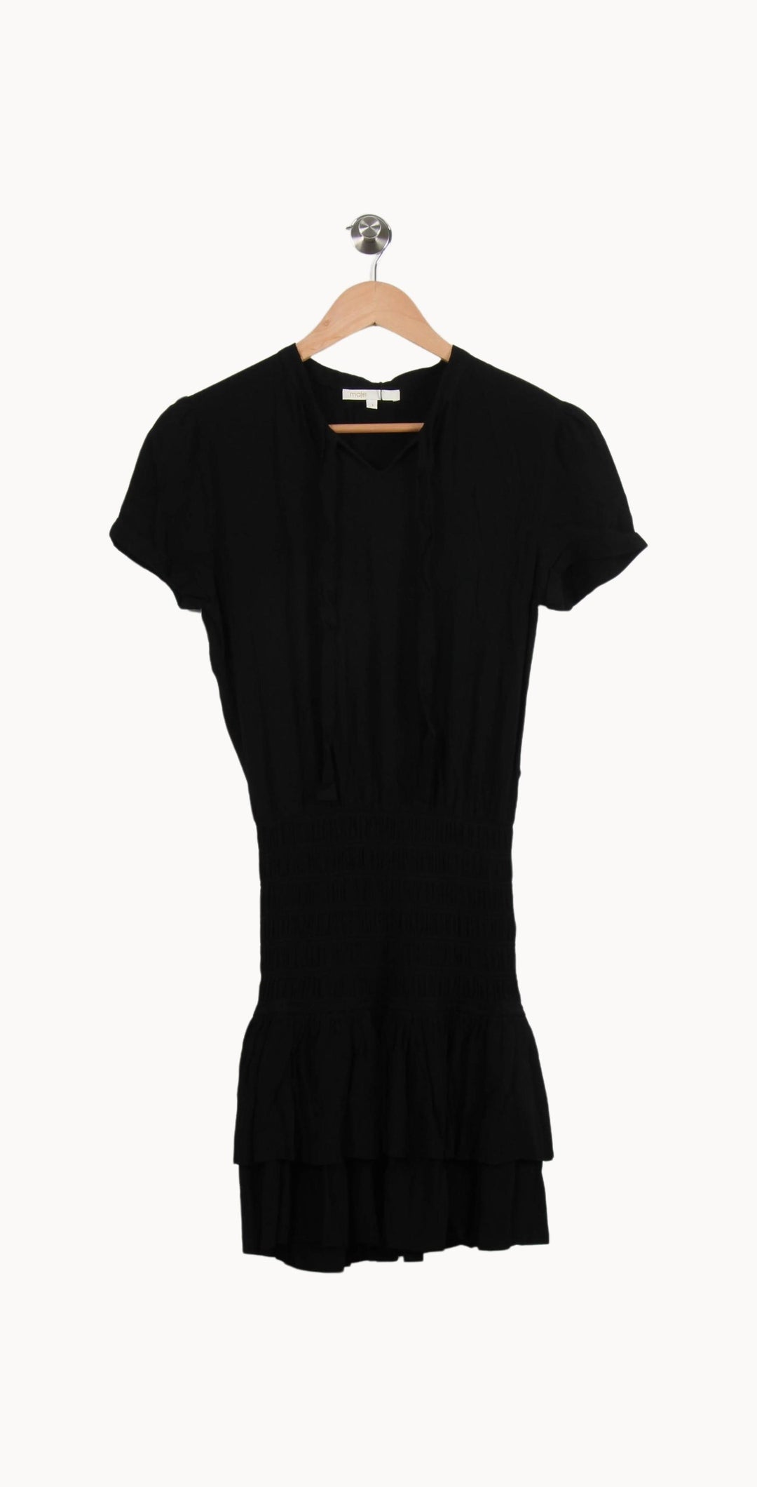 Robe Courte Noire - Taille S/36 de la marque Maje | PARAD49576 - Vendu par Paradigme - Image 2