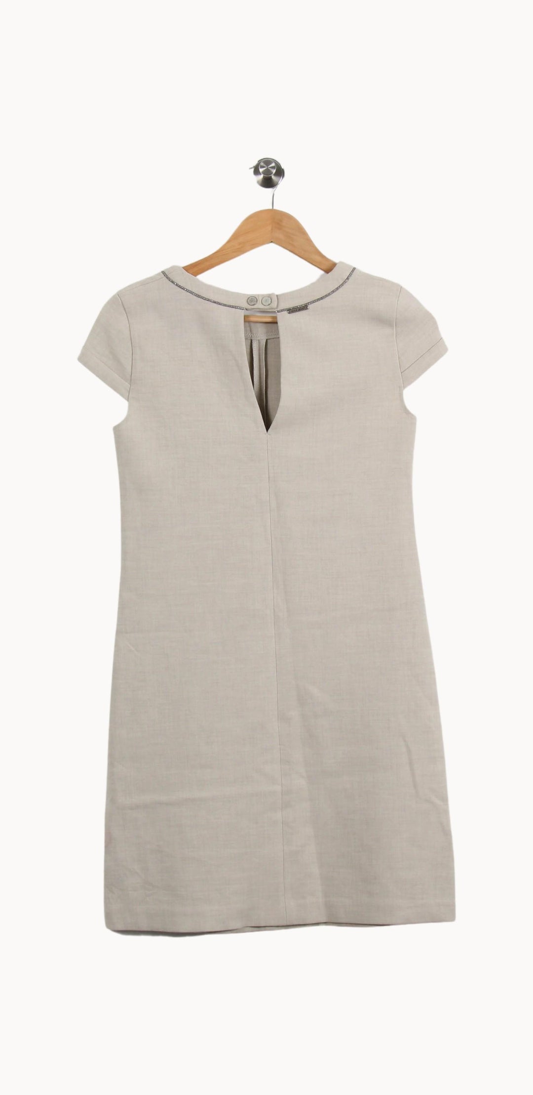 Robe Droite Beige - Taille XS/34 de la marque One Step | PARAD49578 - Vendu par Paradigme - Image 4