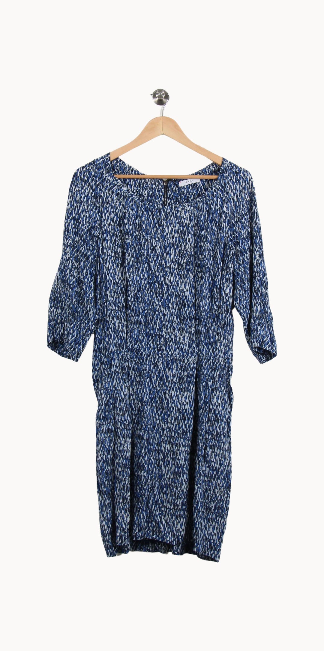 Robe Midi Bleue - Taille M/38 de la marque ZAPA | PARAD49581 - Vendu par Paradigme - Image 2