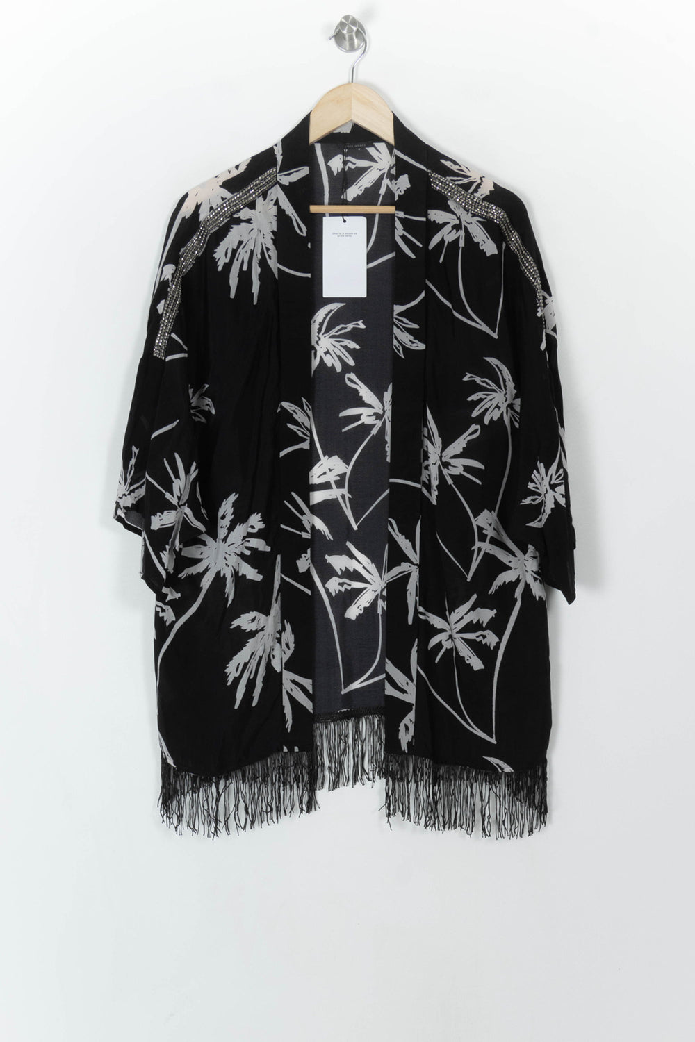 Kimono Noir et Blanc - Taille T.U. de la marque IKKS | PARAD49591 - Vendu par Paradigme - Image 2