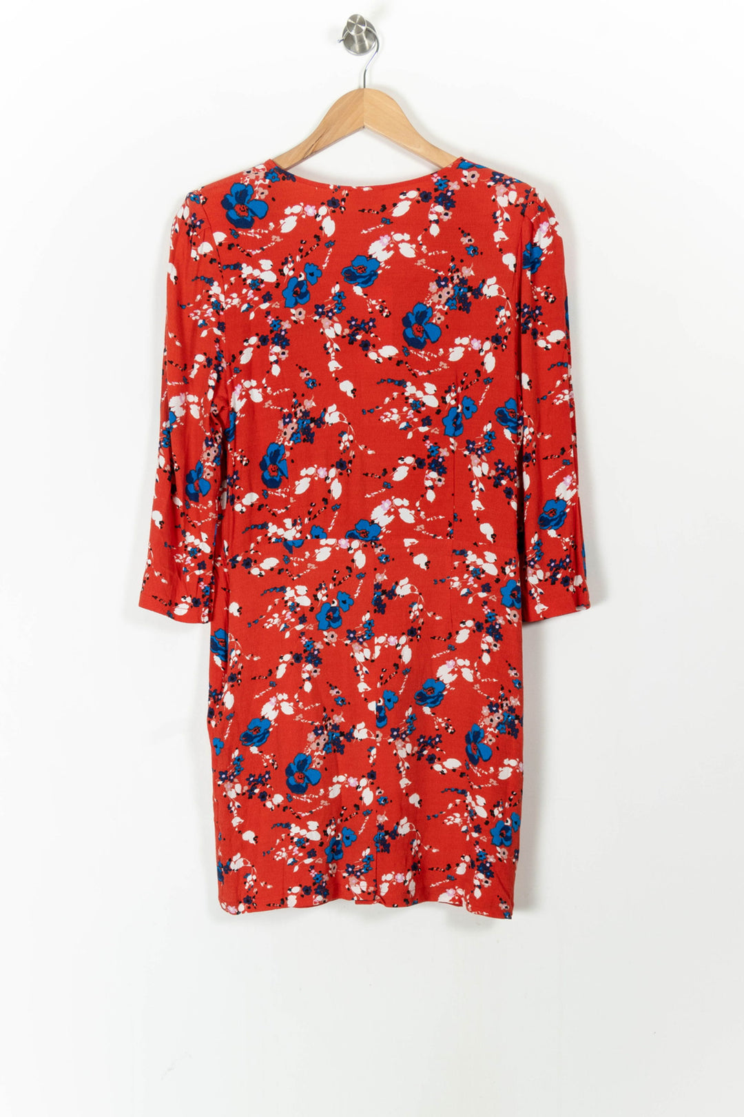 Robe Fleurie Rouge et Bleu - Taille XL/42 de la marque Pablo | PARAD49596 - Vendu par Paradigme - Image 4