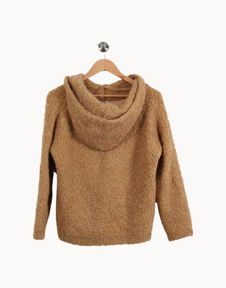 Sweat à Capuche Marron - Taille S/36 de la marque Sandro | PARAD49599 - Vendu par Paradigme - Image 4
