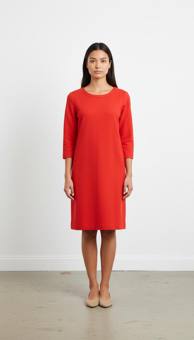 Robe Droite Rouge - Taille M/38