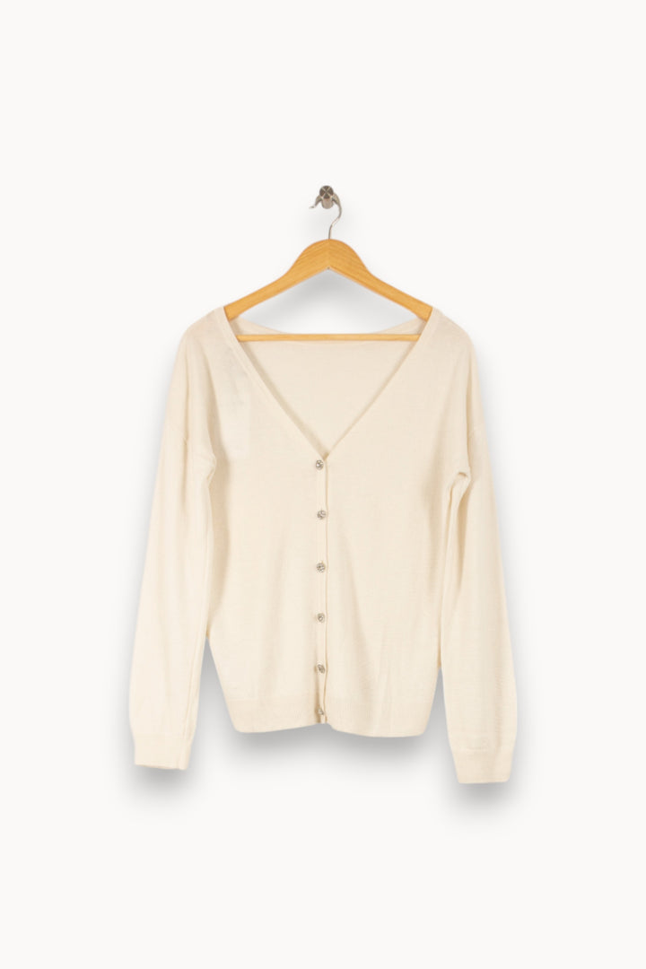 Pull Beige - Taille M/38 de la marque Caroll | PARAD49605 - Vendu par Paradigme - Image 4