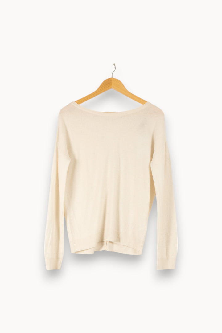 Pull Beige - Taille M/38 de la marque Caroll | PARAD49605 - Vendu par Paradigme - Image 2