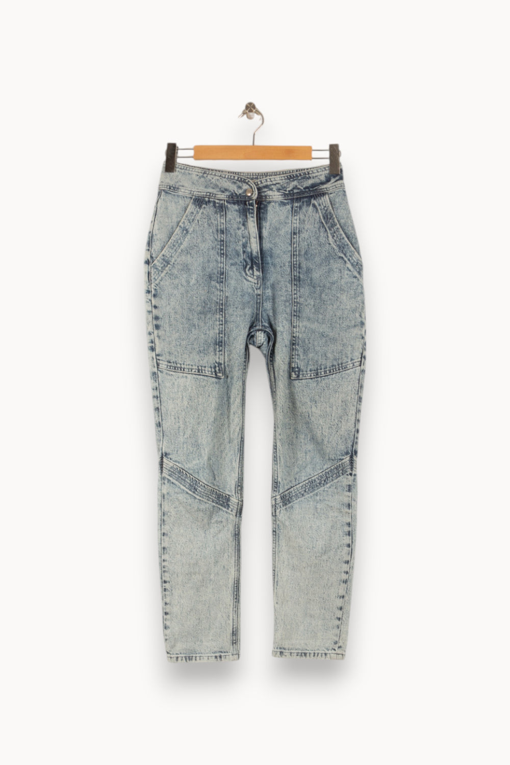 Jean Bleu - Taille S/36 de la marque ba&sh | PARAD49619 - Vendu par Paradigme - Image 2