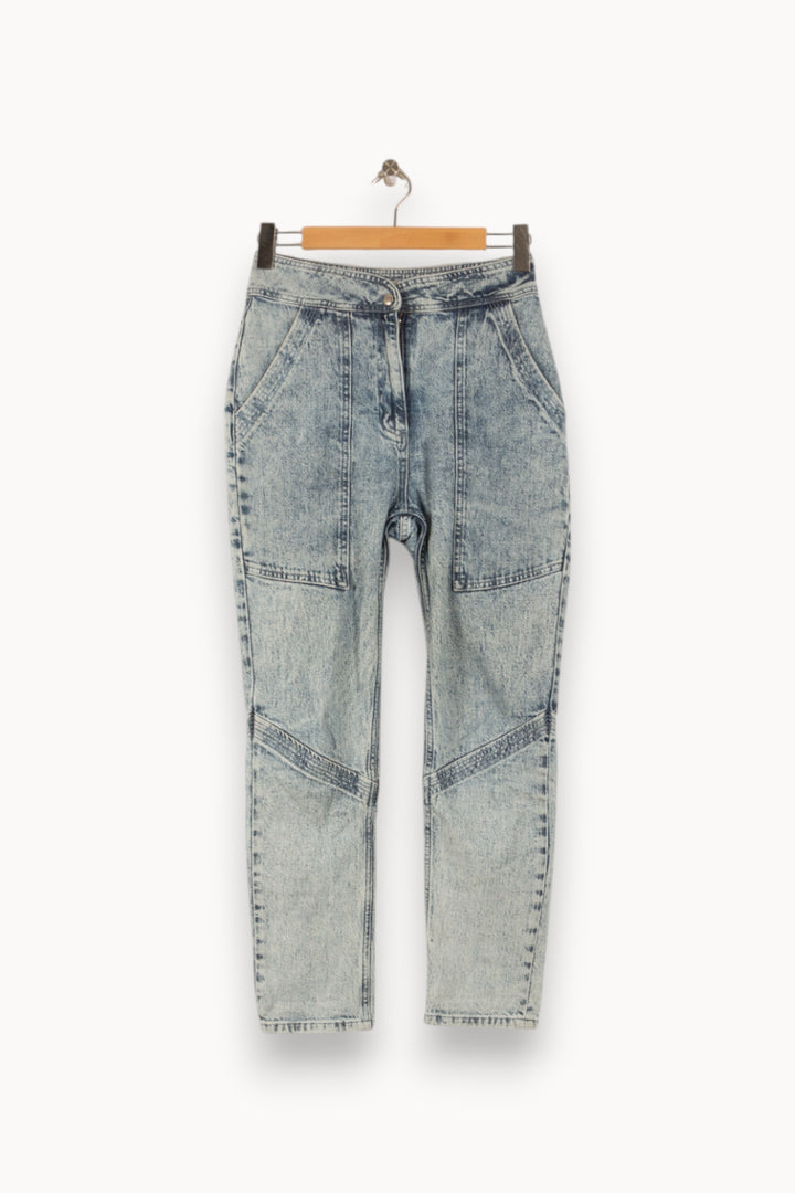 Jean Bleu - Taille S/36 de la marque ba&sh | PARAD49619 - Vendu par Paradigme - Image 2