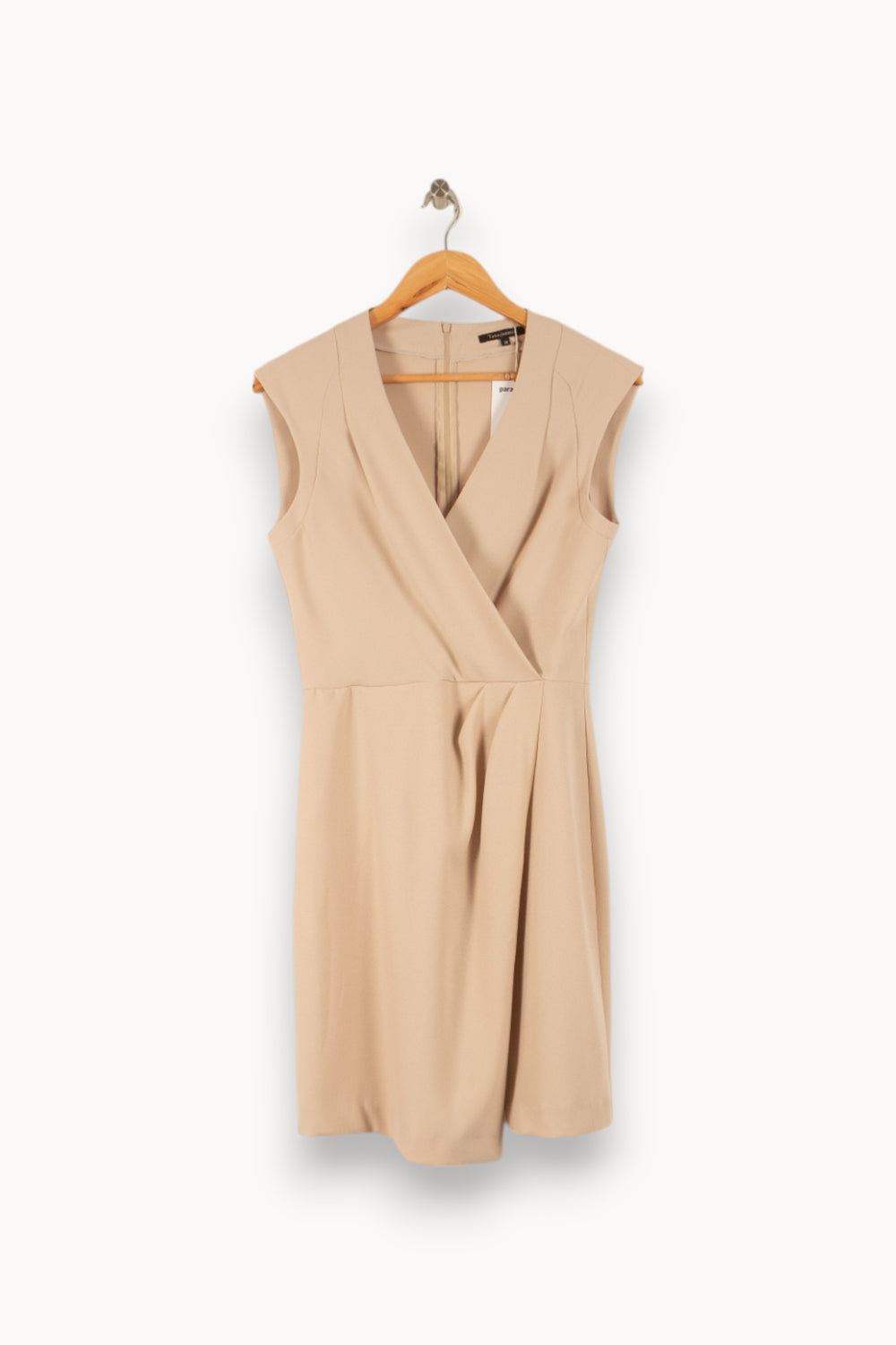Robe Portefeuille Beige - Taille S/36 de la marque Tara Jarmon | PARAD49620 - Vendu par Paradigme - Image 2