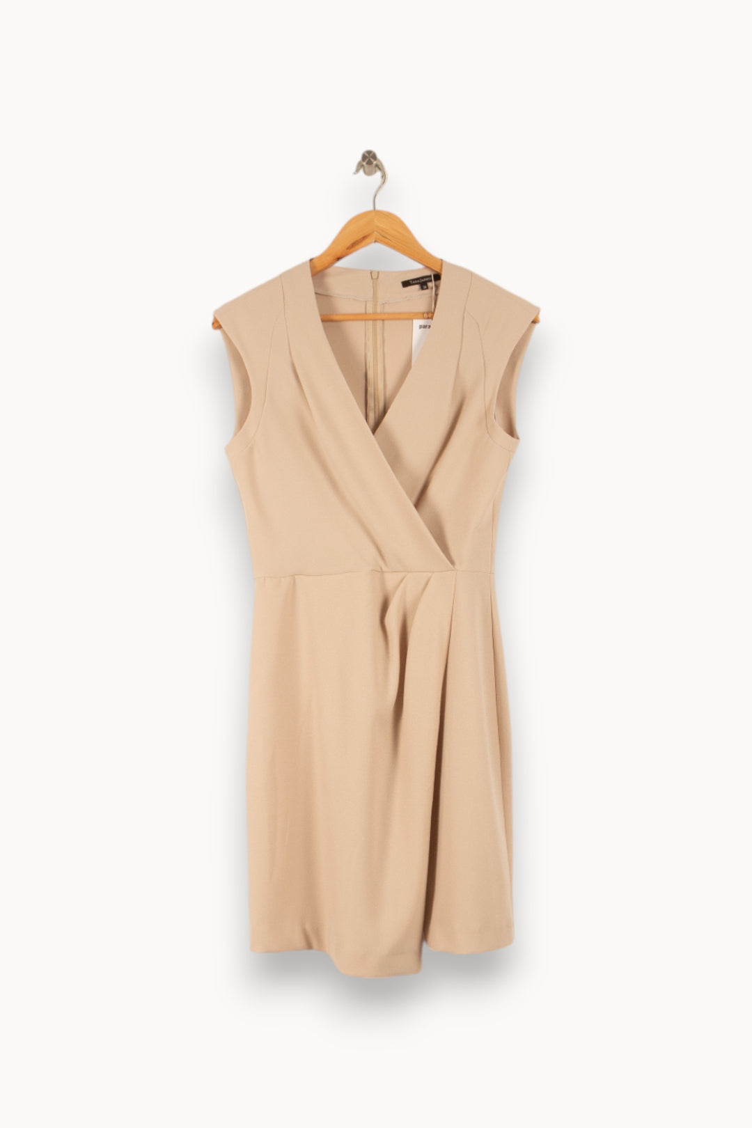 Robe Portefeuille Beige - Taille S/36 de la marque Tara Jarmon | PARAD49620 - Vendu par Paradigme - Image 2