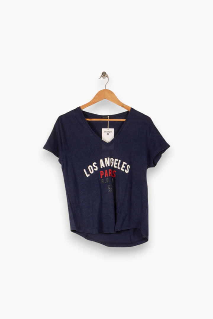 Tee-shirt Bleu - Taille L/40 de la marque IKKS | PARAD49628 - Vendu par Paradigme - Image 2