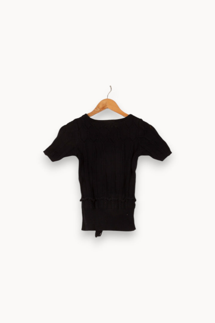 Pull Noir - Taille XS/34 de la marque Sessùn | PARAD49632 - Vendu par Paradigme - Image 4