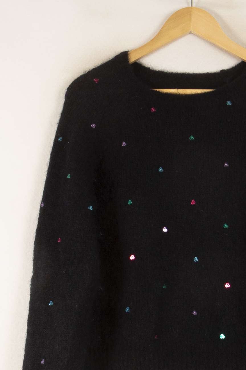 Pull Noir - Taille S/36 de la marque Des petits hauts | PARAD49634 - Vendu par Paradigme - Image 3