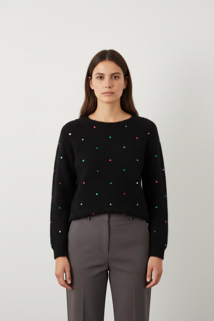 Pull Noir - Taille S/36