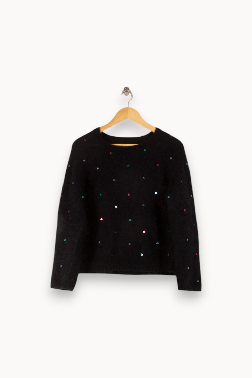Pull Noir - Taille S/36 de la marque Des petits hauts | PARAD49634 - Vendu par Paradigme - Image 2