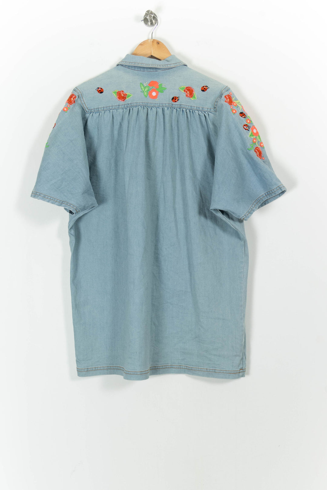 Robe Chemise Bleue - Taille M/38 de la marque Manoush | PARAD49642 - Vendu par Paradigme - Image 4