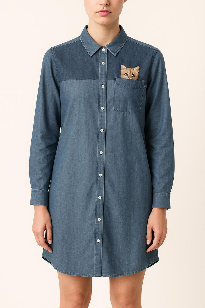 Robe Chemise Bleu - Taille M/38 de la marque Paul & Joe Sister | PARAD49643 - Vendu par Paradigme - Image 1