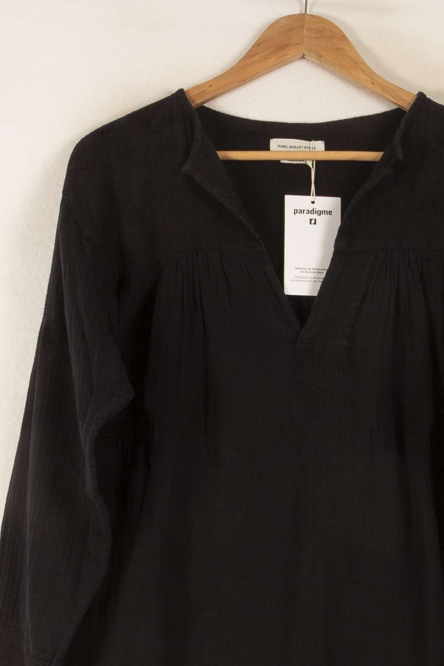 Blouse Noire - Taille XL/42 de la marque Isabel Marant étoile | PARAD49652 - Vendu par Paradigme - Image 3