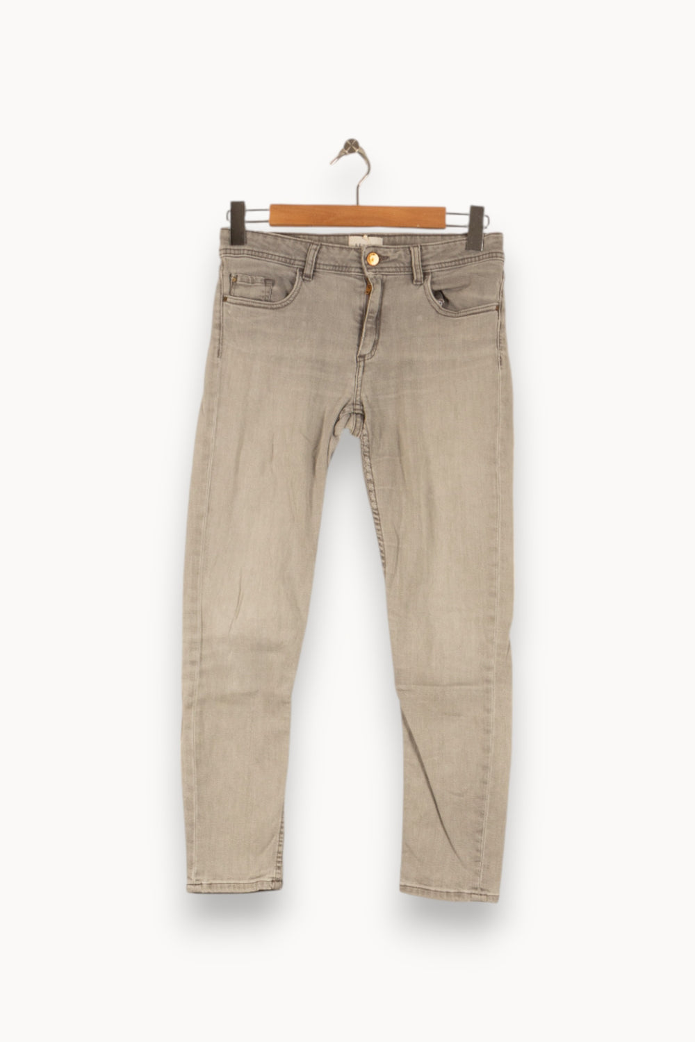 Jean Gris - Taille S/36 de la marque Sézane | PARAD49653 - Vendu par Paradigme - Image 2
