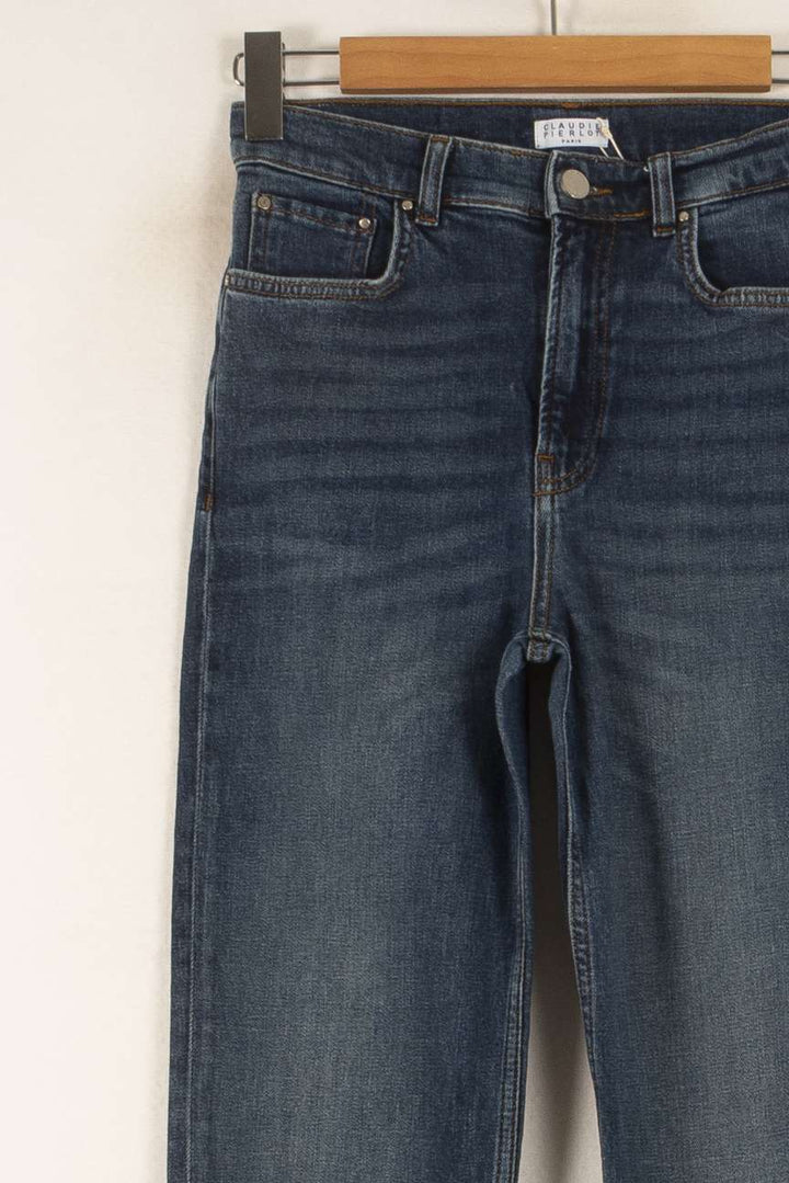 Jean Bleu - Taille M/38 de la marque Claudie Pierlot | PARAD49660 - Vendu par Paradigme - Image 3
