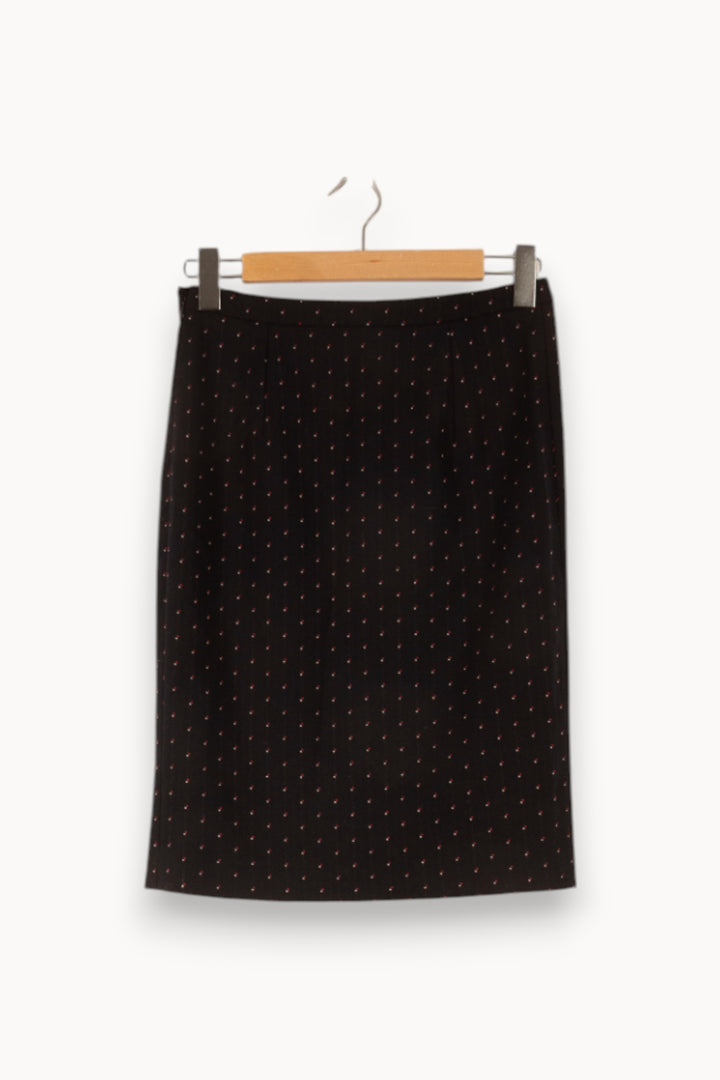 Jupe Droite Noire - Taille M/38 de la marque Claudie Pierlot | PARAD49677 - Vendu par Paradigme - Image 4