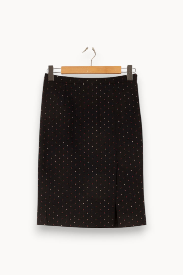 Jupe Droite Noire - Taille M/38 de la marque Claudie Pierlot | PARAD49677 - Vendu par Paradigme - Image 2
