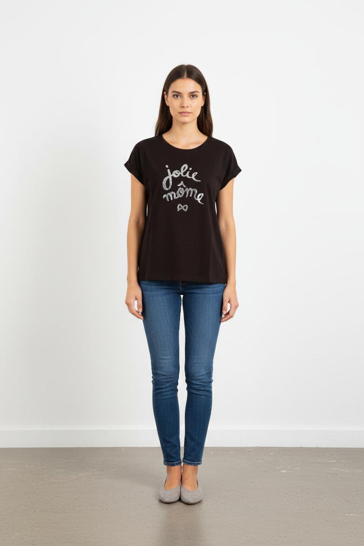 Tee-shirt Noir - Taille S/36