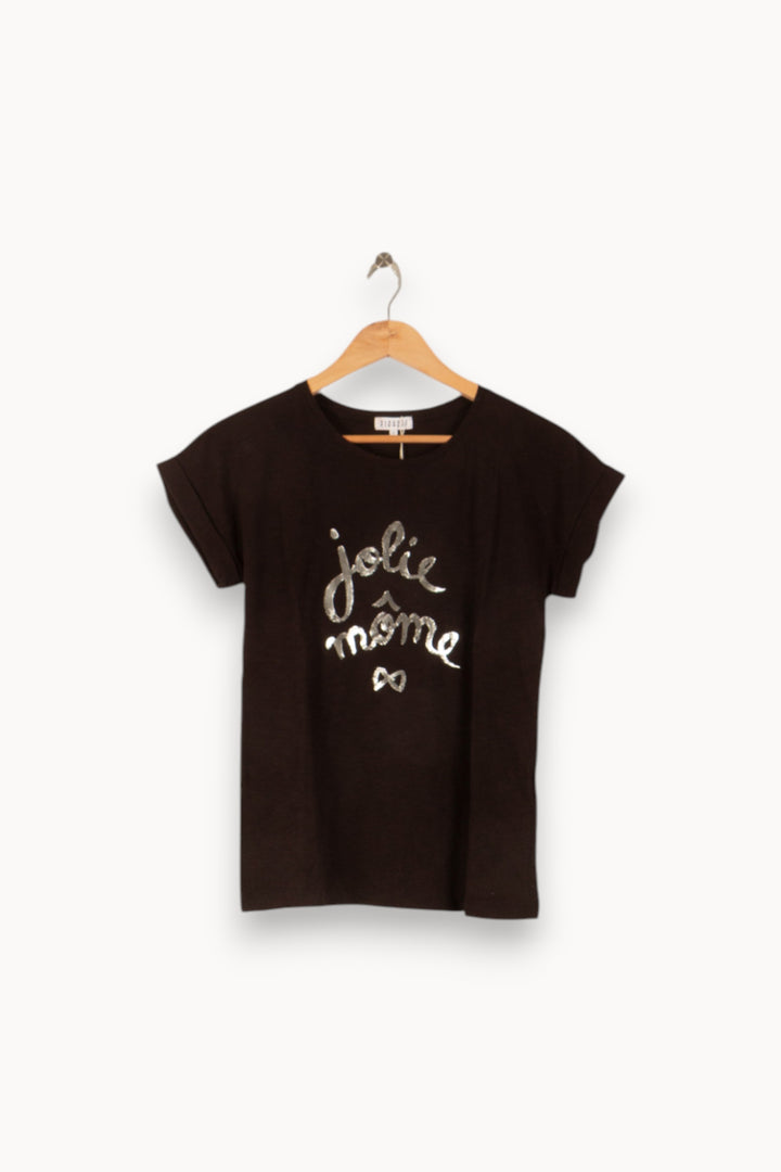 Tee-shirt Noir - Taille S/36 de la marque Claudie Pierlot | PARAD49693 - Vendu par Paradigme - Image 2