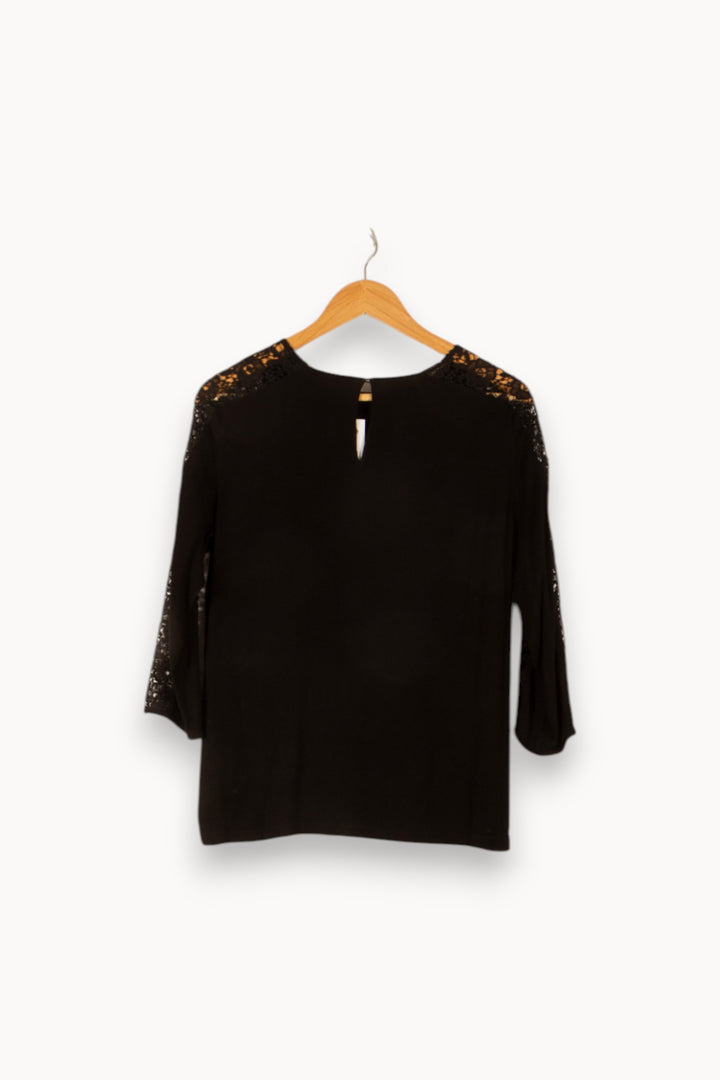 Blouse Noire - Taille L/40 de la marque Comptoir des Cotonniers | PARAD49719 - Vendu par Paradigme - Image 4