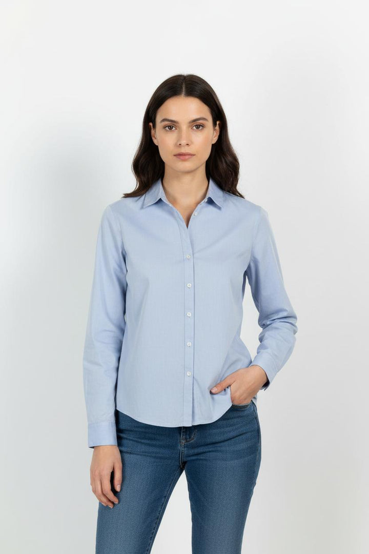 Chemise Bleue - Taille L/40 de la marque Caroll | PARAD49721 - Vendu par Paradigme - Image 1
