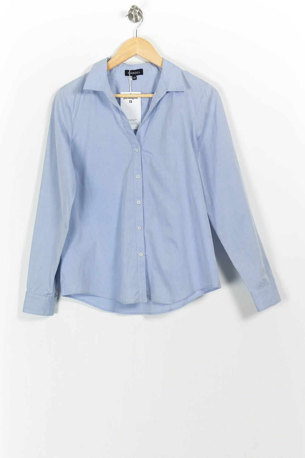 Chemise Bleue - Taille L/40 de la marque Caroll | PARAD49721 - Vendu par Paradigme - Image 2
