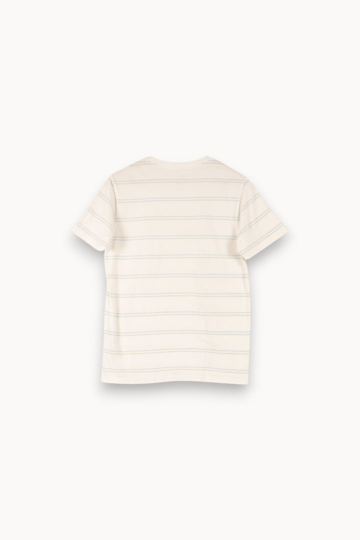 Tee-shirt Blanc à Rayures - Taille S/36 de la marque Levi's | PARAD49722 - Vendu par Paradigme - Image 4