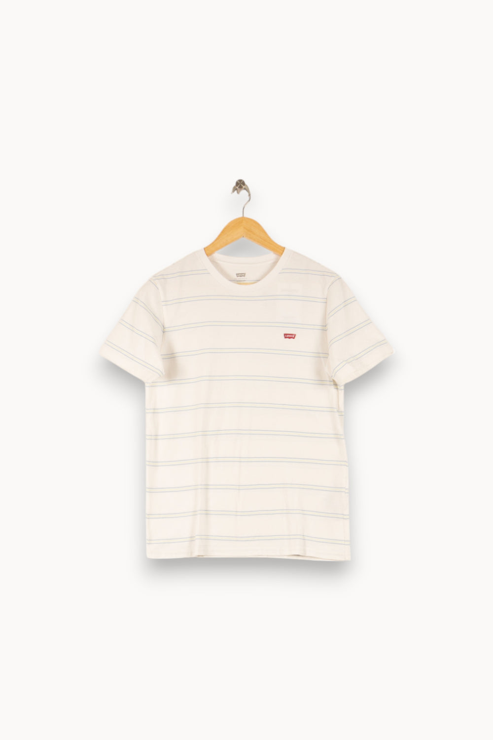 Tee-shirt Blanc à Rayures - Taille S/36 de la marque Levi's | PARAD49722 - Vendu par Paradigme - Image 2