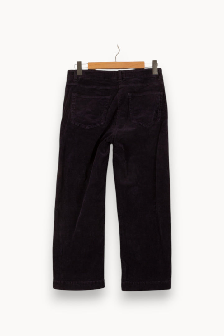 Pantalon Velours Bleu - Taille XL/42 de la marque Maison 123 | PARAD49727 - Vendu par Paradigme - Image 4