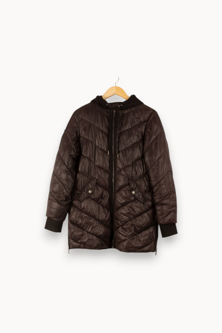 Doudoune Noire - Taille M/38 de la marque IKKS | PARAD49731 - Vendu par Paradigme - Image 2